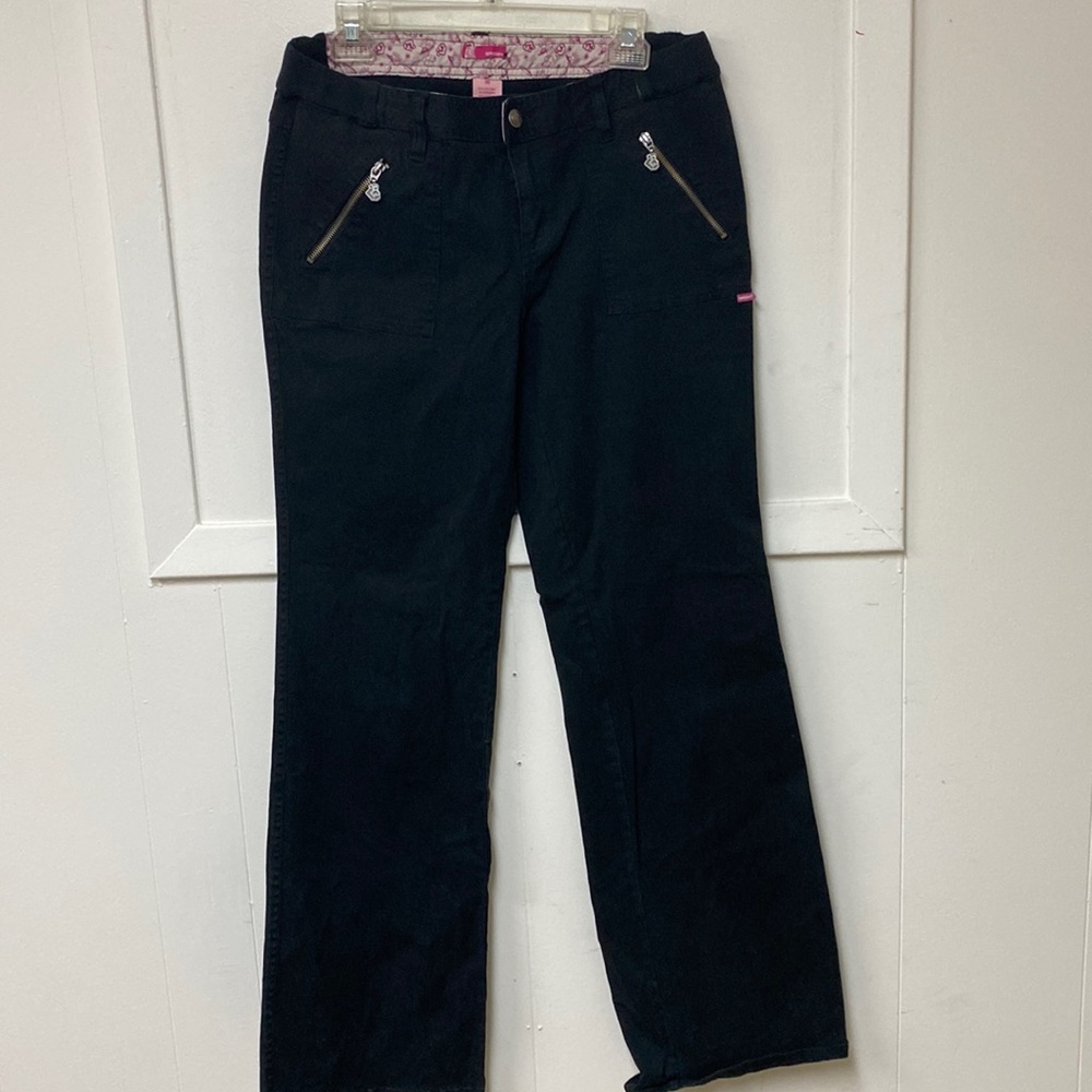 Groggy Stretch Vintage Black Cargo Jeans